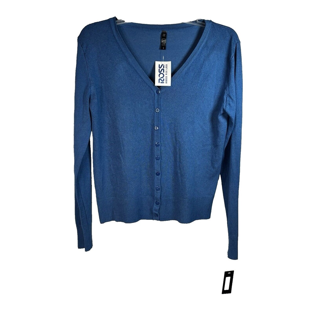 Lapis Sweater Women's size S Color Marine‎ Button Up NWT